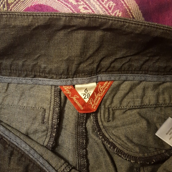 LUCKY BRAND HIGH WAISTED FLARE SIZE 6 - Picture 2 of 6